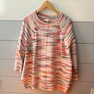Ann Taylor LOFT Lou & Grey Striped Multicolor Sweater XS/S